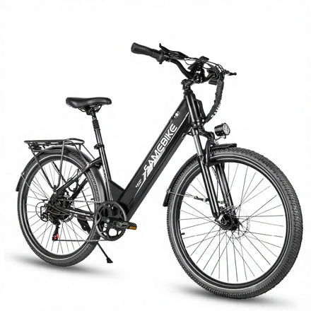UK Warehouse Stock Fast Delivery 250W All-Terrain Moped Integrated 36V Lithium Battery Disc Brake System Electric City Bike