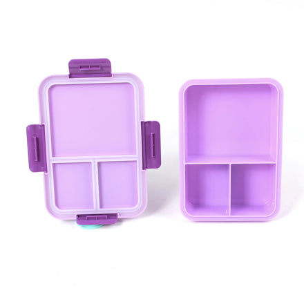 Aohea Plastic Food Grade Leak Proof Food Container Children Lunchbox Outside Microwave Loncheras Bento Lunch Box for Kids