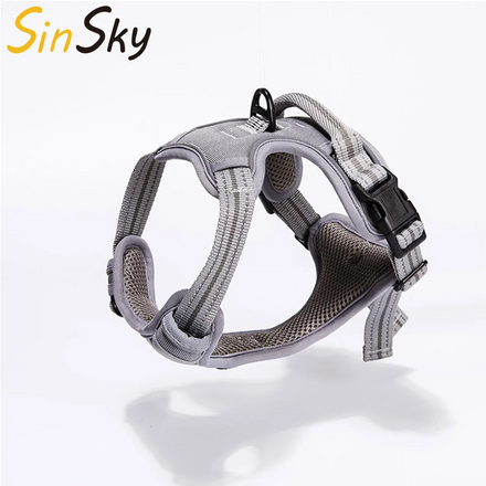 SinSky New Style Custom Dog Harness Comfortable Adjustable No Pull Nylon Training Dog Harness Personalized First Rate Dog Vest