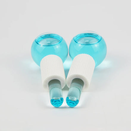 Custom logo Print Beauty Products Ice Globe Facial Massager Reduce Puffiness and Headaches Ice Globes