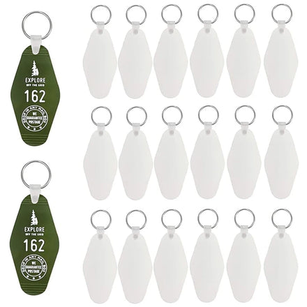 Art Deco Anniversary Promotional Souvenir Gift Custom Sublimation Blank MDF Keychain