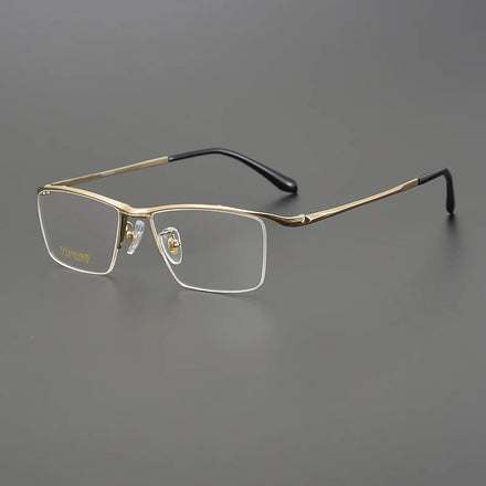 High Pure Titanium Optical Frame Good Quality Glasses for Men and Women Titan Eyewear Frames CS-LA6101