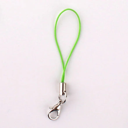 Embroidery Plush Cat Doll Creative Personality Gift Keychain Pendant 7cm Mobile Phone Lanyard Strap with Lobster Clasp