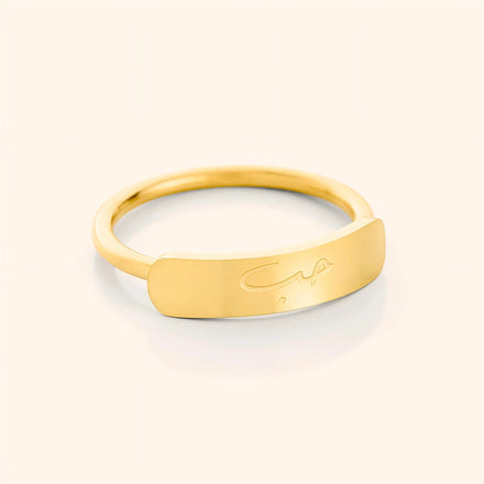 Custom Arabic Jewelry ALLAH MDULILLLAH Love Patience Peace and Minority Ethnic Style Rings Stainless Steel Ring