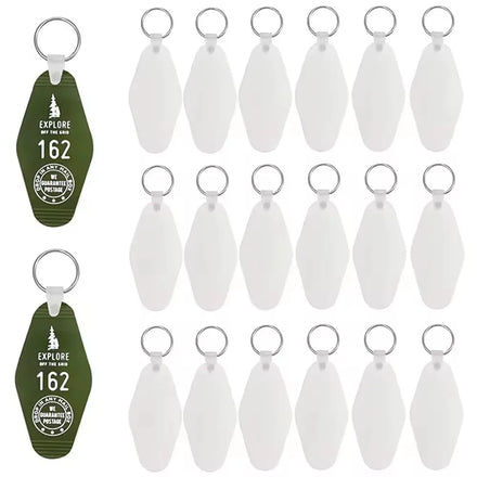 Promotional Souvenir Gift Custom Sublimation Blank MDF Keychain Photo Frame