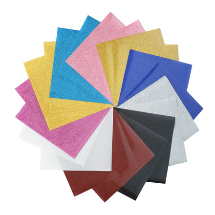 PU Glitter HTV Heat Transfer Vinyl Roll Easy Weeding Iron on Film for Custom T Shirt Garment Printing