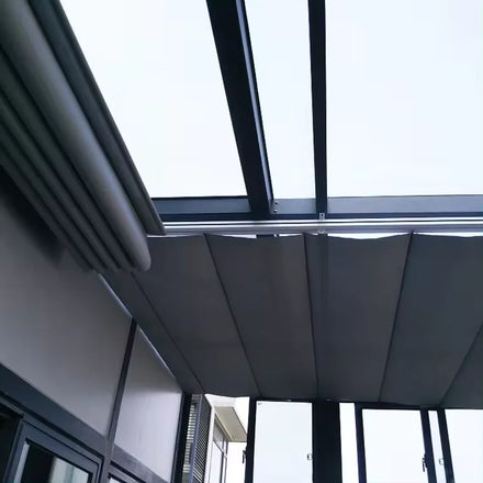 Retractable Skylight Blinds Customized Electric Roller Blinds Roller Shade Fabric