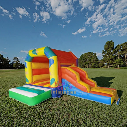 Factory Price Custom Bounce Commercial Inflatable Bouncy Castle with Slide for Kids Parties