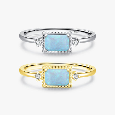 Real 925 Sterling Silver Fantastic Natural Opals Finger Rings for Women Wedding Anniversary Jewelry Fine Accessories Anel