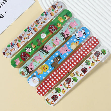 Wrist Strap Children Clap Ring Slap Bracelets Kids Snapping Rings Toy Children's Birthday Gift Party Product