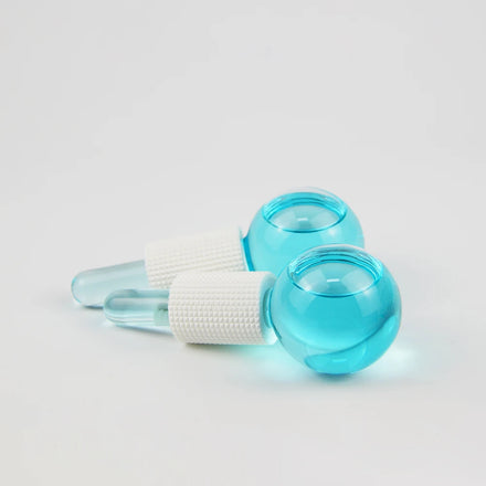 Custom Beauty Tool Big Facial Cold Globe Reduce Puffiness and Headaches Thick Glass Face Ice Globes