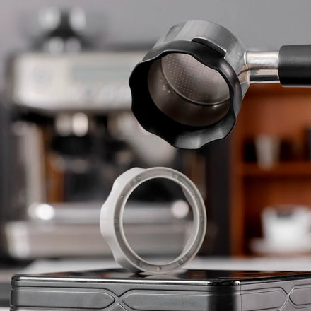 Magnetic Dosing Ring for 51/53/58mm Brewing Bowls Eco-Friendly ABS Espresso Barista Funnel Portafilter with New Features