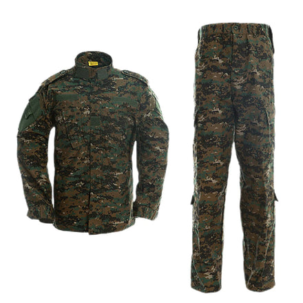 Custom ACU TC6535 Oxford Autumn Outdoor Rip-Stop High-Strength Unisex Shark Skin Warm Keeping Camouflage Uniform Set