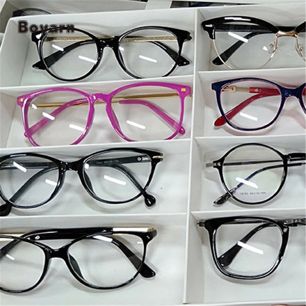 Boyarn TR Stock Clearance Injection Optical Eyeglasses Frames Mix Models Colors Random Delivery Old Production Samples Wholesale