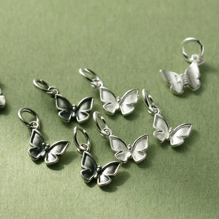 Fashion 925 Sterling Sliver Butterfly Accessories for Women Weaving Rope