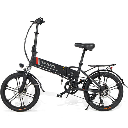 SAMEBIKE Free Shipping Ebike Electric City Bike 48v Voltage Integrated Lithium Battery 20 Inch Electric Folding Bicycle