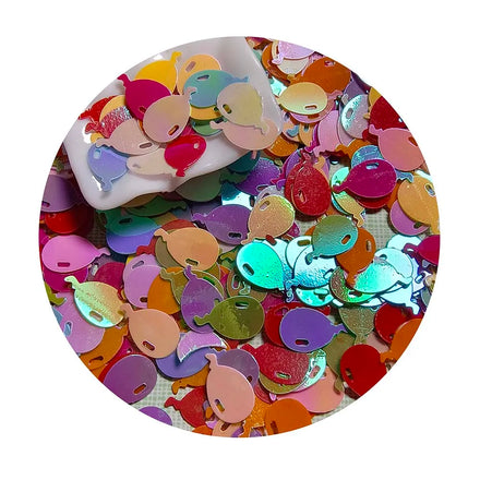 500g Nail Sequins Solid Balloon Glitter Sequins for Nail Art Wedding Decor Confetti Nail Art Heart Sequins
