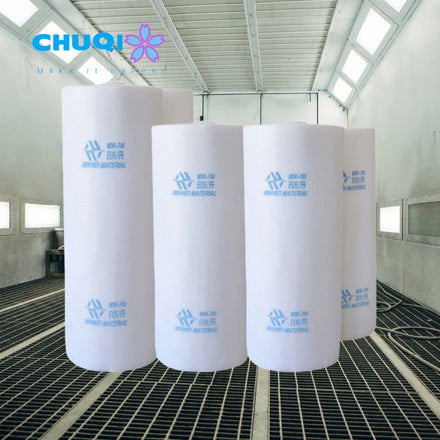 Custom Panel Paint Booth Filter Media Rolls for Ventilation System New Synthetic Fiber Spray Booth Ceiling Filter Air Filter