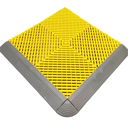 Car Wash Splicing Grid Grille Colorful Interlocking Garage Floor Tiles Warehouse Luxury Vinyl Garage Flooring
