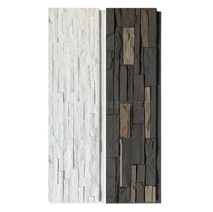 Artificial Stone Soundproof Waterproof 3d Luxury Wall Panel Pu Stone Polyurethane Artificial Stone