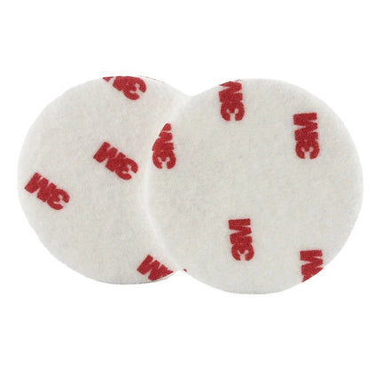 3M Finesse-it Felt Buffing Pad 09358 5 In Red Foam Logo White Loop 200 Pcs/Case