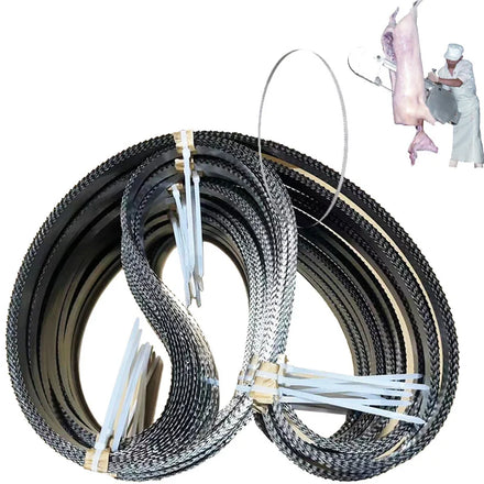 Split Half Saw Blade for Slaughter Saw Blade for Pig and Cow Open Chest Saw for Bone Cutting Whole Pig Disintegration