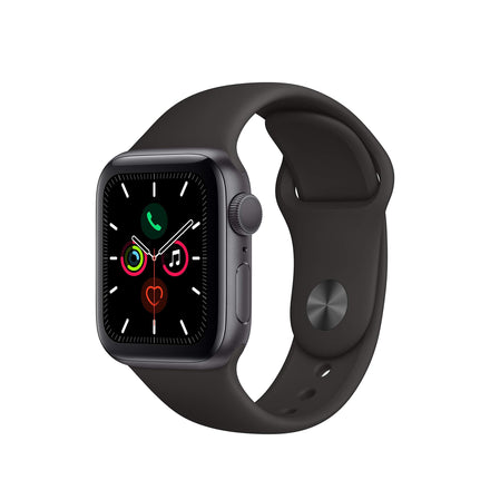 Apple Watch Seires 5 40mm (GPS) - Caja De Aluminio En Gris Espacial / Negro Correa Deportiva (Reacondicionado)