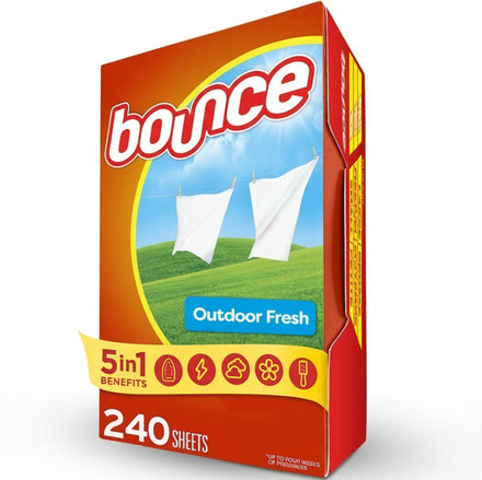 Bounce Outdoor Fresh Fabric Softener Sheets 240 Count by Bounce