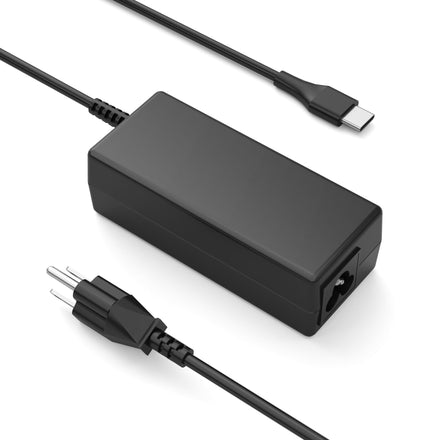 Cargador USB C Chromebook de repuesto de 45 W compatible con HP, Dell, Lenovo, Acer, Asus, Samsung, Google Type C, cargador de laptop, HP Chromebook X360 11 13 14 14A HP Spectre X360 13 Elite X2 cable