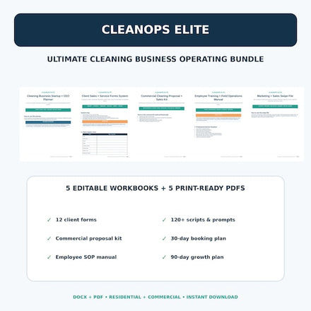 Cleaning Business Ultimate Bundle | JoyPrint17