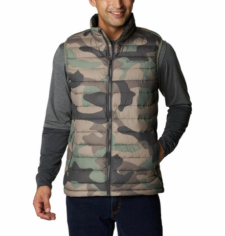 Columbia Powder Lite Vest Chaleco Acolchado, Black, XL Hombre