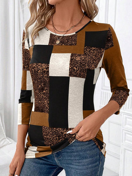EMERY ROSE Camiseta gráfica de gato negro para mujer