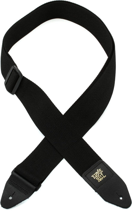Ernie Ball - Correa para guitarra, polipropileno, color negro