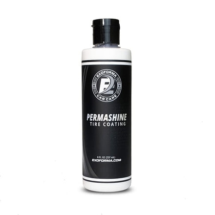 ExoForma PermaShine Tire Coating & Dressing - Extreme High Shine & Durability - Long-Lasting Acrylic Anti-Stick No-Sling Protection - Won’t Wash Off - Dries Fast to The Touch - 8 FL oz