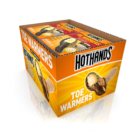 HotHands Calentadores de Dedos de los pies, de Larga duración, sin Olor, activados por Aire, hasta 8 Horas de Calor, 20 Pares