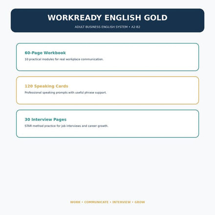 Business English ESL Bundle A2–B2 | JoyPrint17