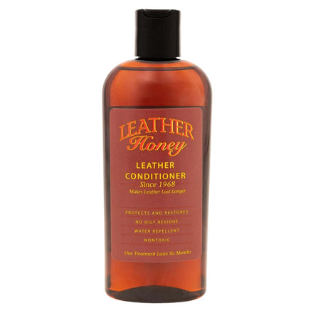 Leather Honey Acondicionador para Cuero - Acondicionador Premium Desde 1968 para Ropa de Cuero, Muebles, Interiores de Automóviles, Zapatos, Bolsos y Accesorios, sin Tóxicos