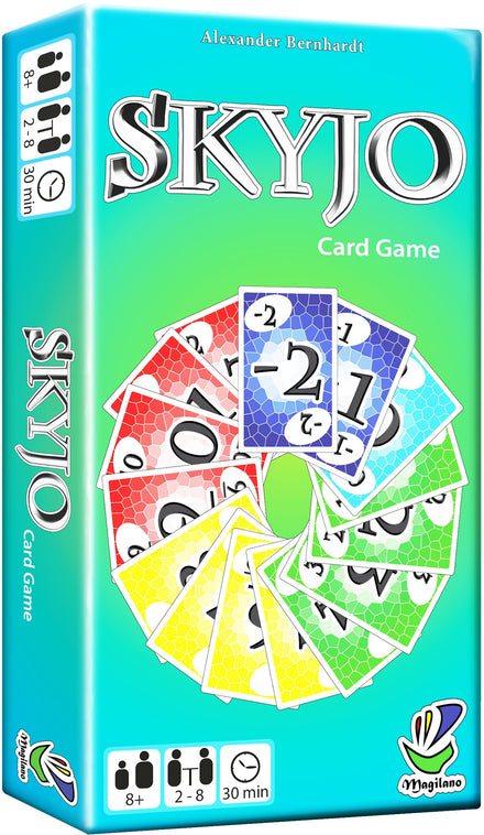 Magilano SKYJO Juego de Cartas definitivo para niños y Adultos.