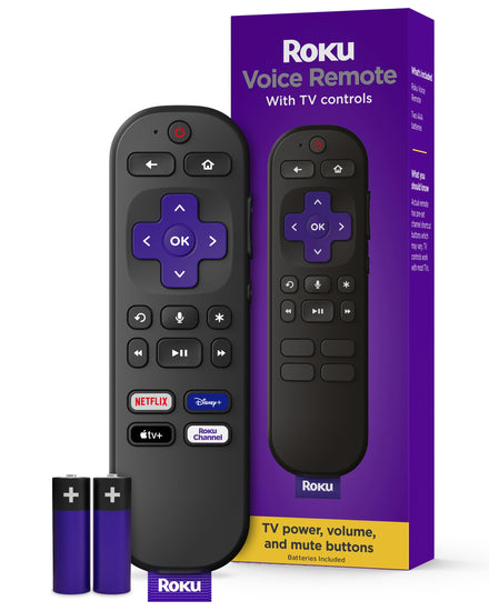 Mando a Distancia de Voz Oficial Roku para Reproductores, Audio y TV