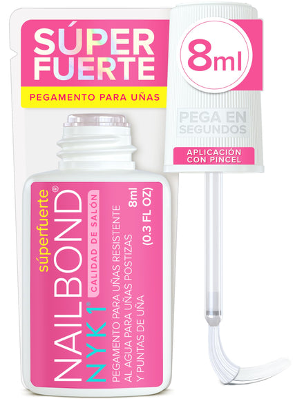 NYK1 Pegamento de Uñas Extra Fuerte para Press-On y Uñas Postizas | 8ml
