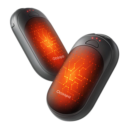 OCOOPA Calentador de Manos Recargable 2 en 1, Calienta Manos de Bolsillo Magnético, Ultraligero y Ultrafino, 3 Niveles de Calor, para Camping, Golf, Regalos Idea Tech para Hombres, Mujeres, UT3 Lite