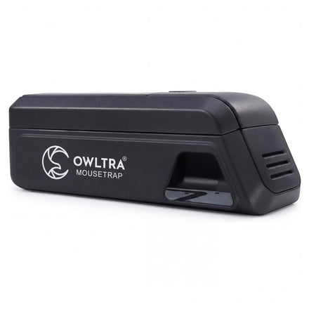 OWLTRA OW-2 - Trampa eléctrica para Ratones, Mata roedores instantáneamente con gatillo Seguro para Mascotas, Color Negro