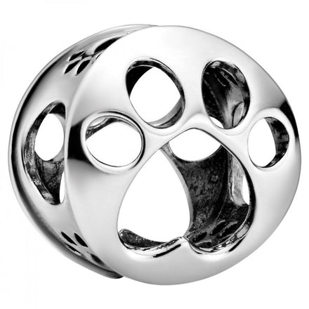 Pandora Passions Dije calado con diseño de pata de plata de ley