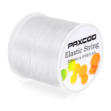 Paxcoo Cordón elástico de cuentas para hacer joyas y pulseras