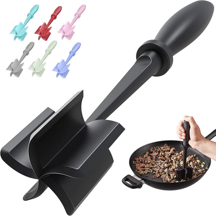 Picador de carne, triturador de patatas, triturador multifuncional resistente al calor y triturador para carne de hamburguesas, utensilios de picadora de carne molida, antiadherente Mix Chopper