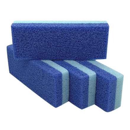 Pies piedra pómez para pies piel dura removedor de callos y depurador (paquete de 4) (azul)