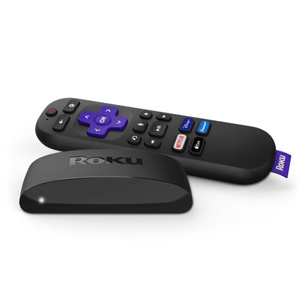 Roku Express 4K+ | Dispositivo de Streaming 4K/HDR, Control Remoto Con Voz, TV Gratuita y En Vivo