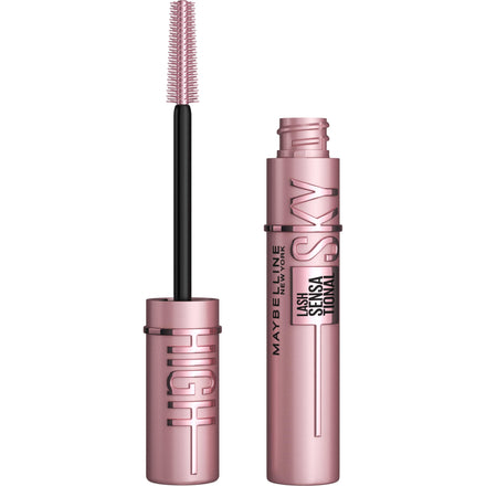 Sky High - Máscara de maquillaje voluminizante, lavable, color negro, 0.24 onzas líquidas