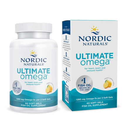 Última Omega, limón, 1.000 mg, 60 geles suaves - Naturals nórdicos
