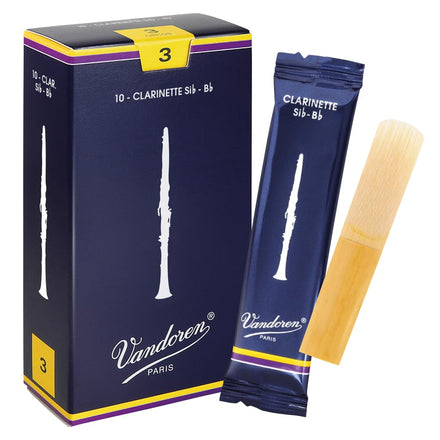 Vandoren CR103 - Caja de 10 cañas tradicional n.3 para clarinete